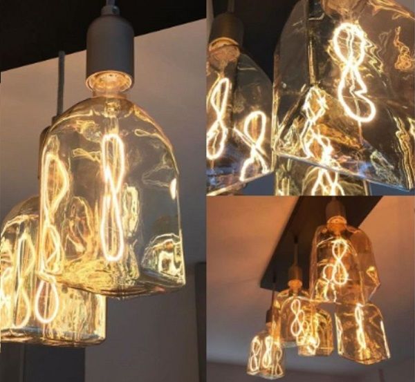 Ampoule vintage bouteille LED filament E27