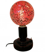 Ampoule Globe Mosaïque ROUGE LED 4W 470lm