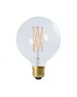 Ampoule Globe G125 filament LED 6W E27 Blanc chaud dimmable