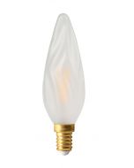 Ampoule Flamme Filament LED E14 3W 290Lm 2700k Satinée