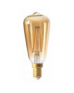 Ampoule Mini Edison Filament LED 1W E14 Blanc chaud 105Lm Ambrée