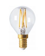 Sphérique G45 Filament LED 4W E14 2700K 320Lm Dimmable