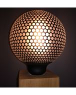 Ampoule Déco Globe Imprimé Hexagone 4W