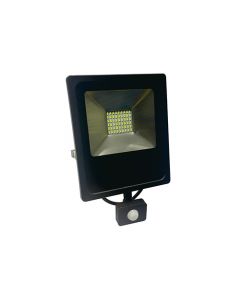 Projecteur Plat LED Détecteur de présence - 50W (3000K Blanc chaud)