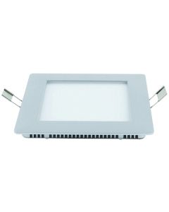 Encastré LED carré - 12W - blanc chaud 