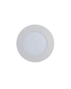 Luminaire encastré LED Ø120x25mm 6W 3000K 420lm 110° blanc