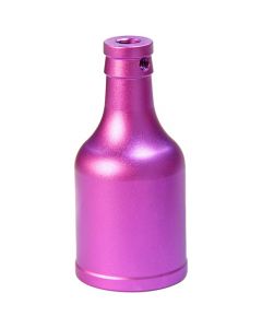 Douille E27 en aluminium Violet métallisé forme de bouteille 