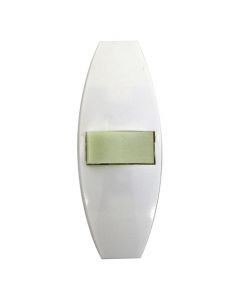 Interrupteur bipolaire à touche luminescente nylon 54x20x19mm Blanc 