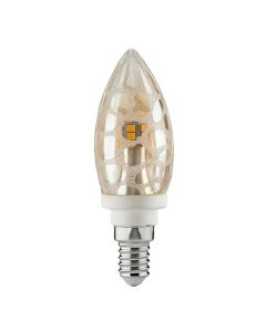 Ampoule Flamme Paulmann LED 4W E14 2700k Ambrée grivrée