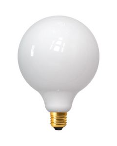 Ampoule Globe Ø125mm LED 7W E27 Blanc chaud Opaline Milky