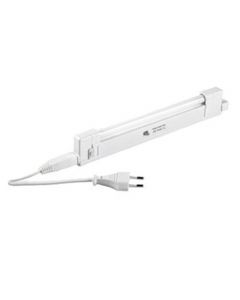 ARIC - Réglette fluorescente 13W prise et interrupteur - 540mm - Blanc neutre