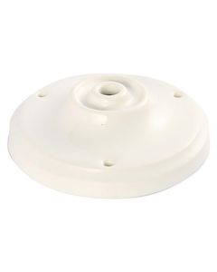 Plafonnier Porcelaine Blanc - Une sortie de fil (Ø80mm)