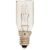 Ampoule Tube signalétique incandescence culot E10 10W 2750k 75lm