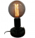Ampoule Globe CRAQUELE Filament LED 1W 50lm E27 Fumée