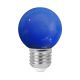 Sphérique colorée LED 1W 30Lm E27 Bleu