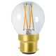 Sphérique G45 filament LED 5W B22 Blanc chaud Dimmable