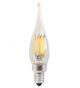 Petite ampoule Flamme GS1 Filament LED 1.5W E10 Blanc chaud 150Lm Claire