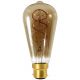 Ampoule Edison filament LED torsadé 4W B22 Blanc doux dimmable Smokey