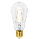 Edison Filament LED 4W E27 Blanc chaud 400Lm 
