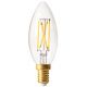 Flamme C35 Filament LED 4W E14 4000K 350Lm Dimmable Claire