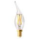 Flamme CV4 Filament LED 4W E14 Blanc chaud 320 Lumens Dimmable 